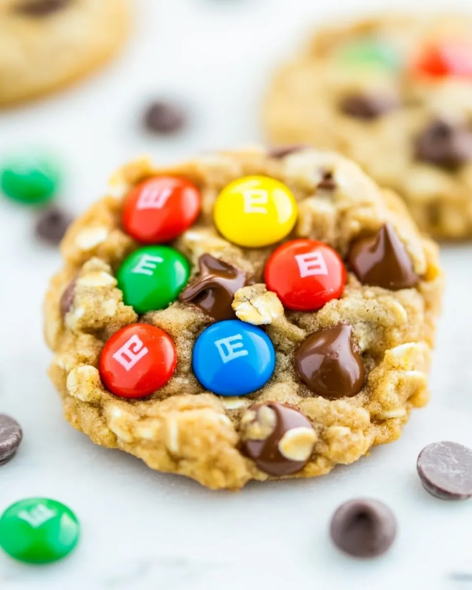 classic The Best Oatmeal M&M Chocolate Chip Cookies image