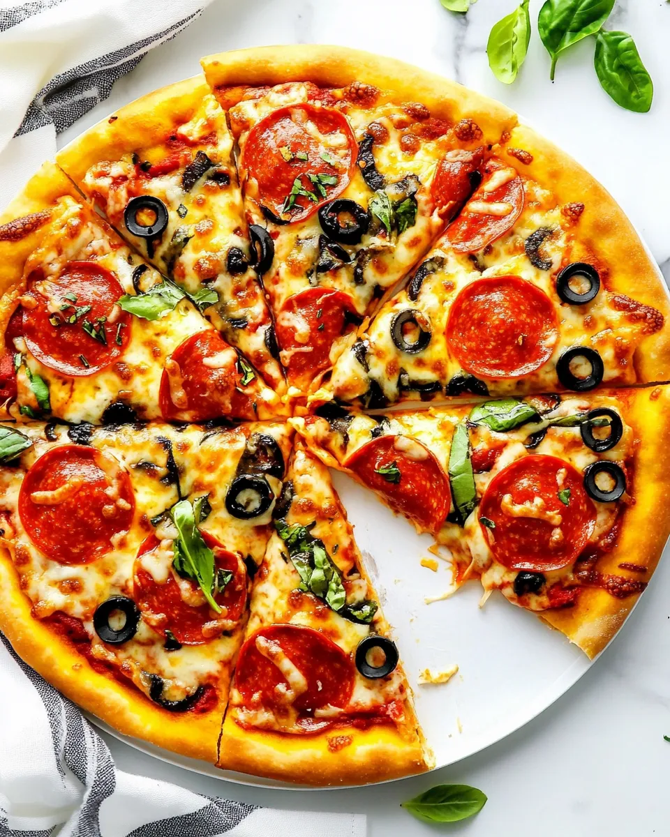 classic The Easiest Homemade Pizza Ever! image