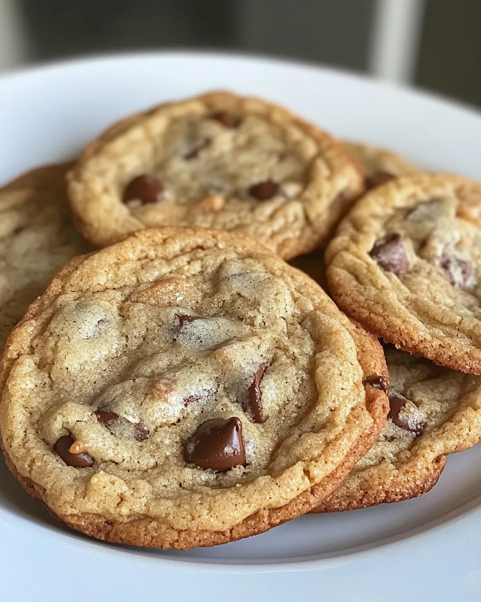 Classic Thin and Chewy Chocolate Chip Cookie Recipe image