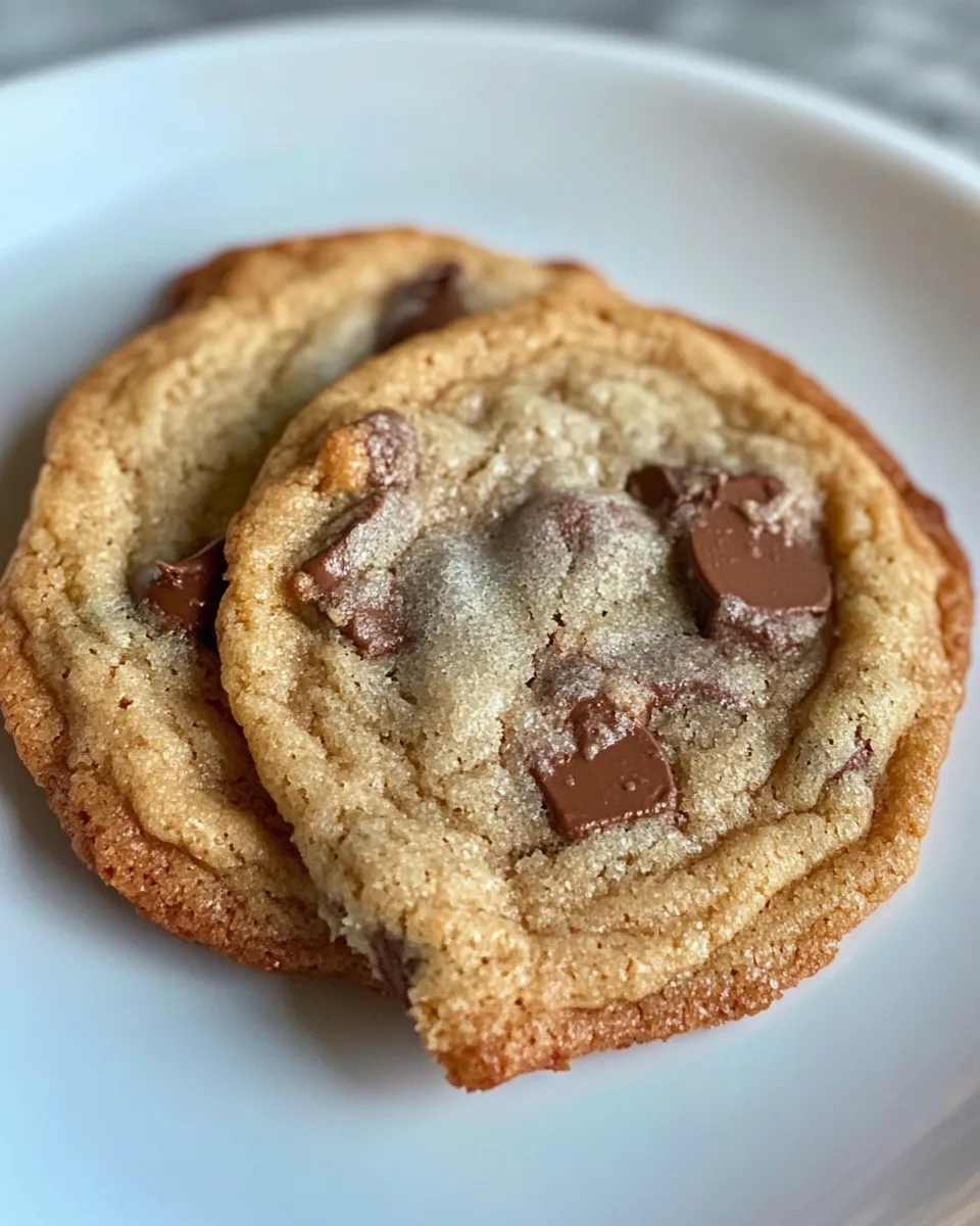 Easy Thin and Chewy Chocolate Chip Cookie Recipe recipe photo