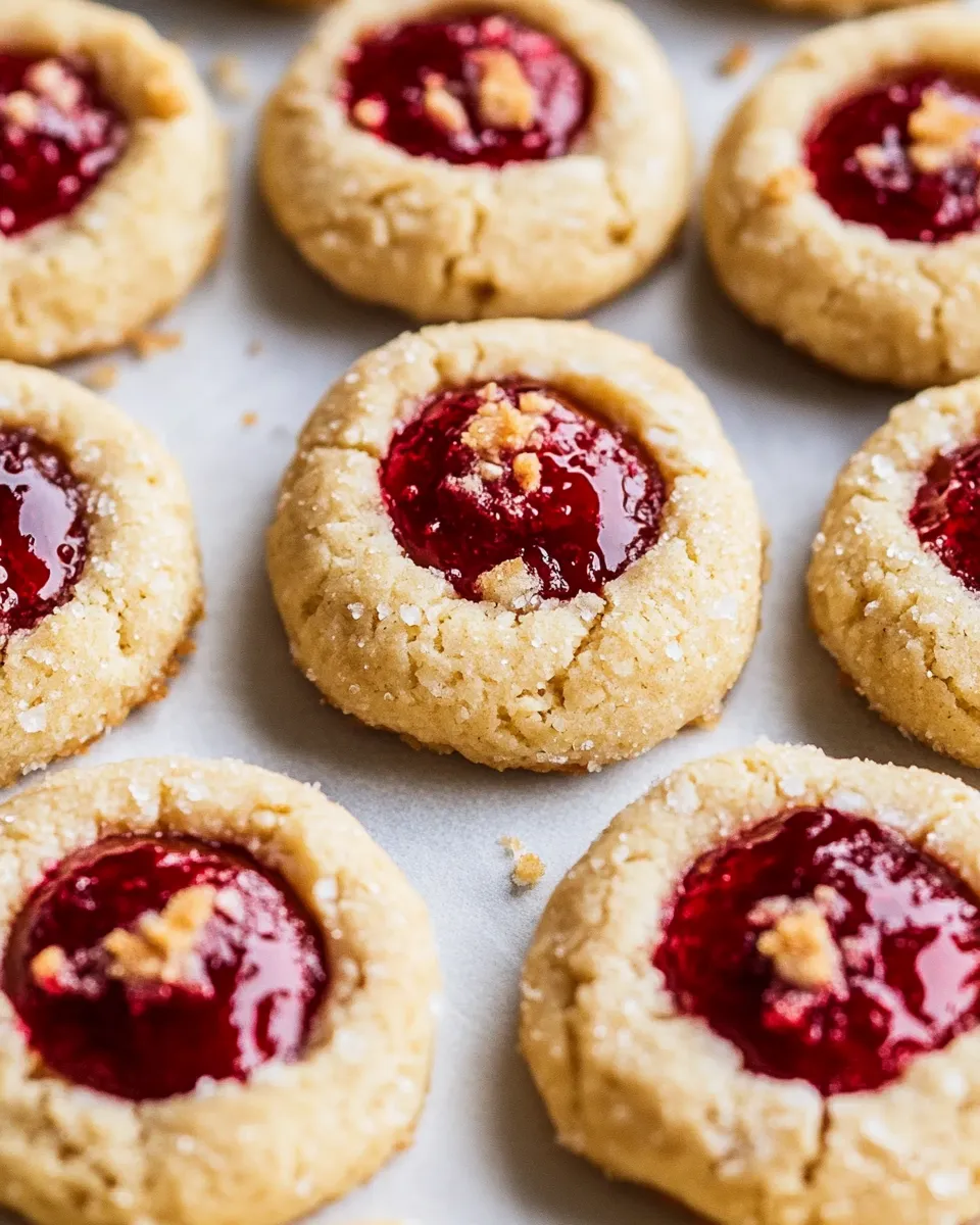 Homemade Thumbprint Cookies Recipe photo
