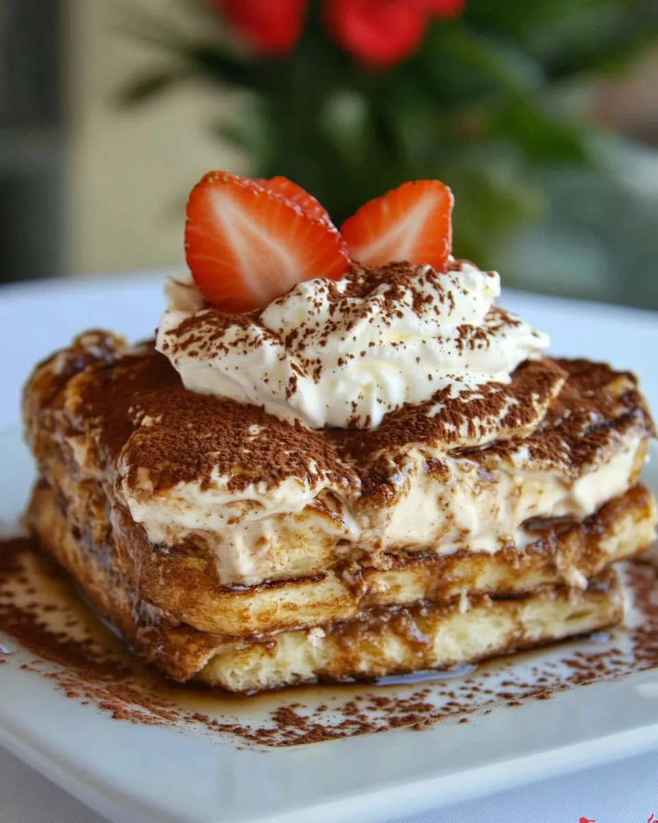 Classic Tiramisu French Toast. image