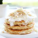 Homemade Toasted Coconut Pancakes photo