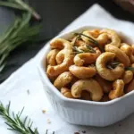 Homemade Toasted Maple Rosemary Cashews photo