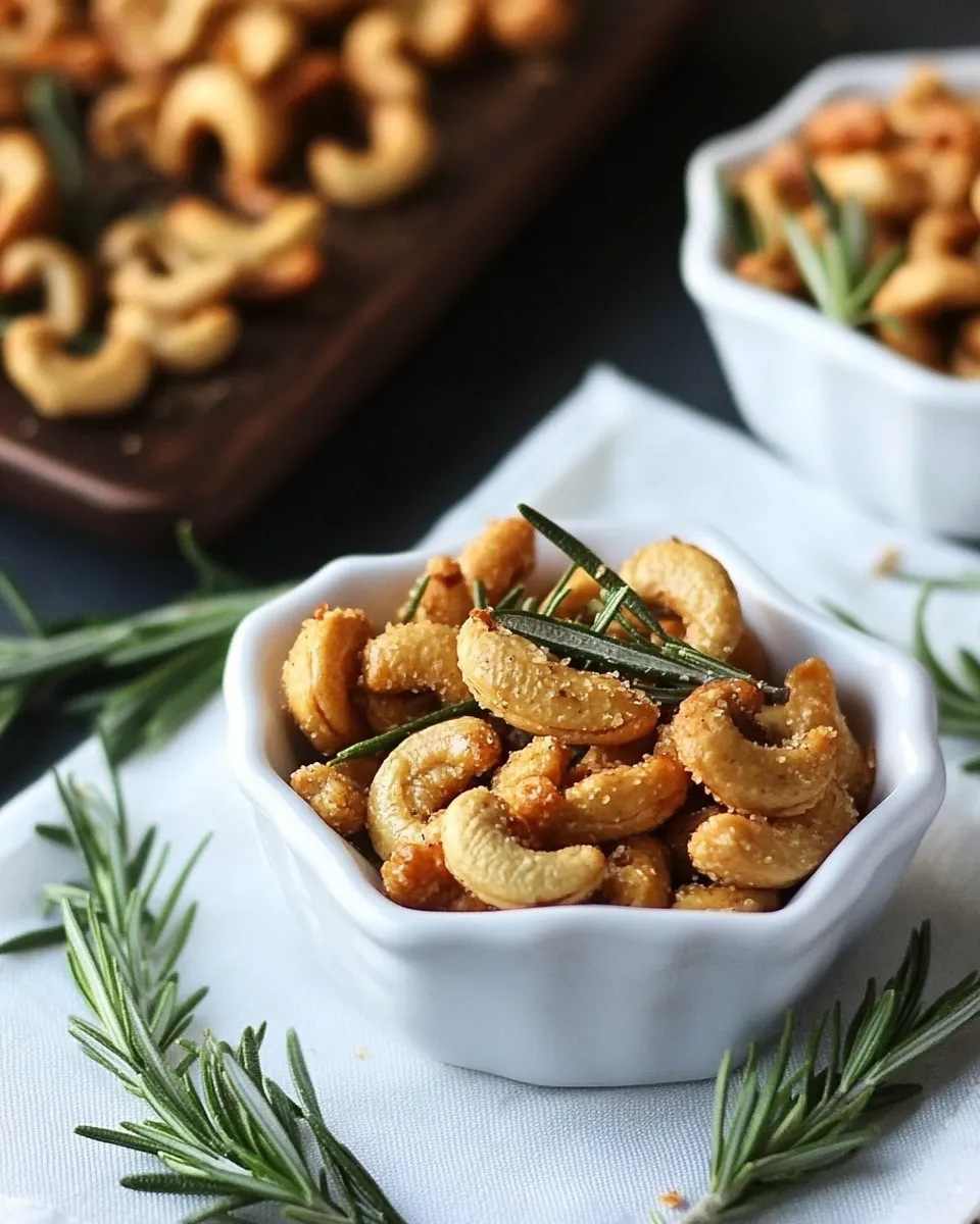 Classic Toasted Maple Rosemary Cashews image