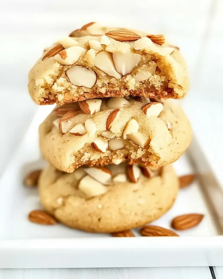 homemade Triple Almond Cookies photo