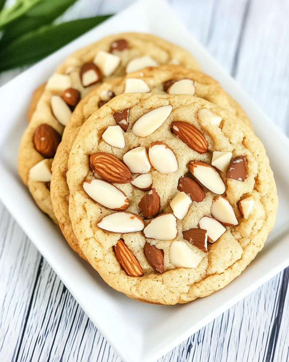 classic Triple Almond Cookies image