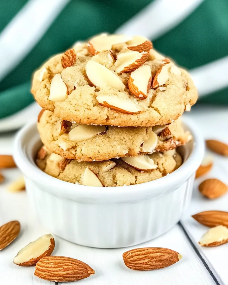 easy Triple Almond Cookies recipe photo