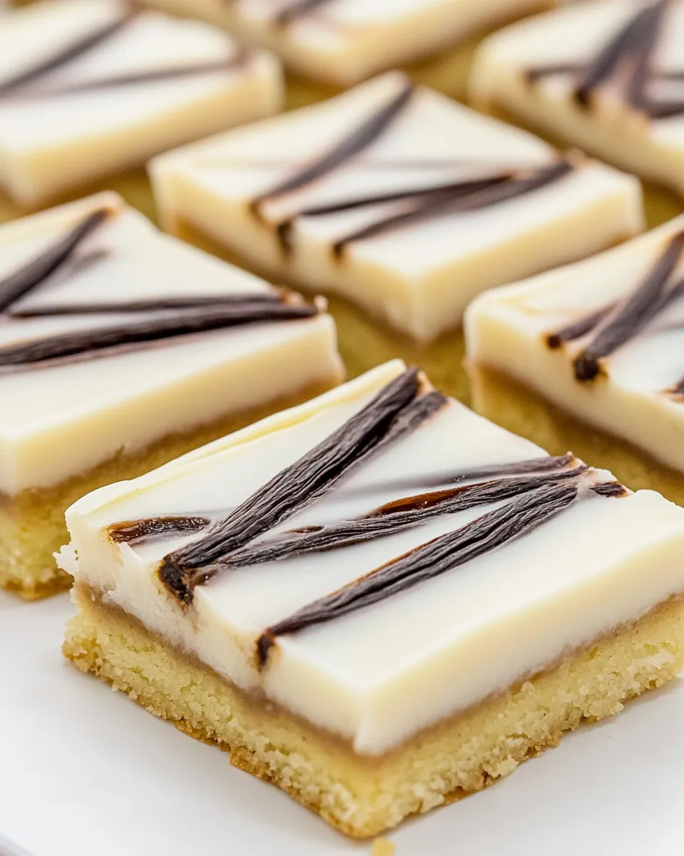 easy Triple Vanilla Bean Bars picture