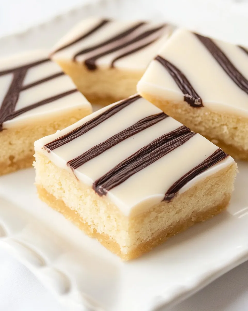 delicious Triple Vanilla Bean Bars shot