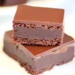 Homemade Truffle Brownies with Chocolate Ganache photo