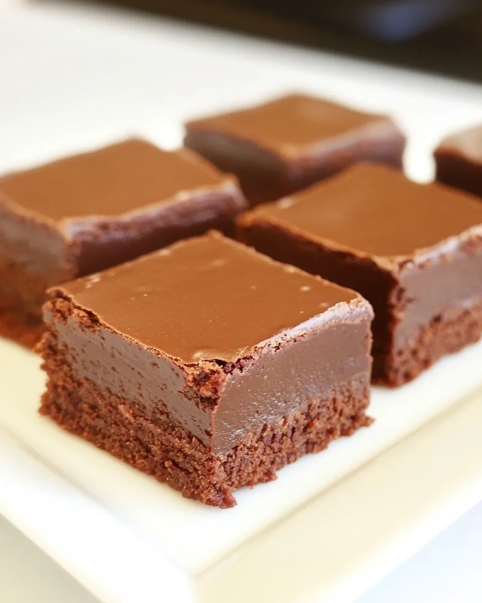 Classic Truffle Brownies with Chocolate Ganache image