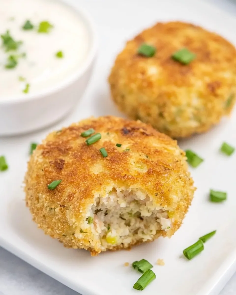 Delicious Tuna Croquettes food shot