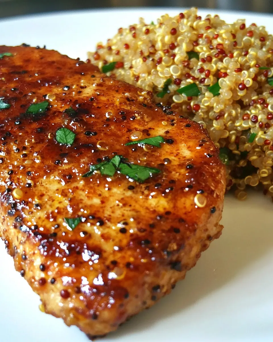 Homemade Turkey Cutlets with Quinoa Pilaf photo