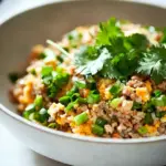 Homemade Turkey Sausage Egg Roll Bowl photo