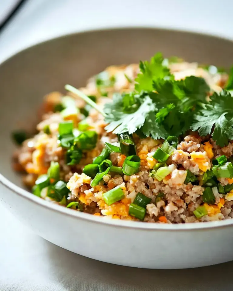Homemade Turkey Sausage Egg Roll Bowl photo