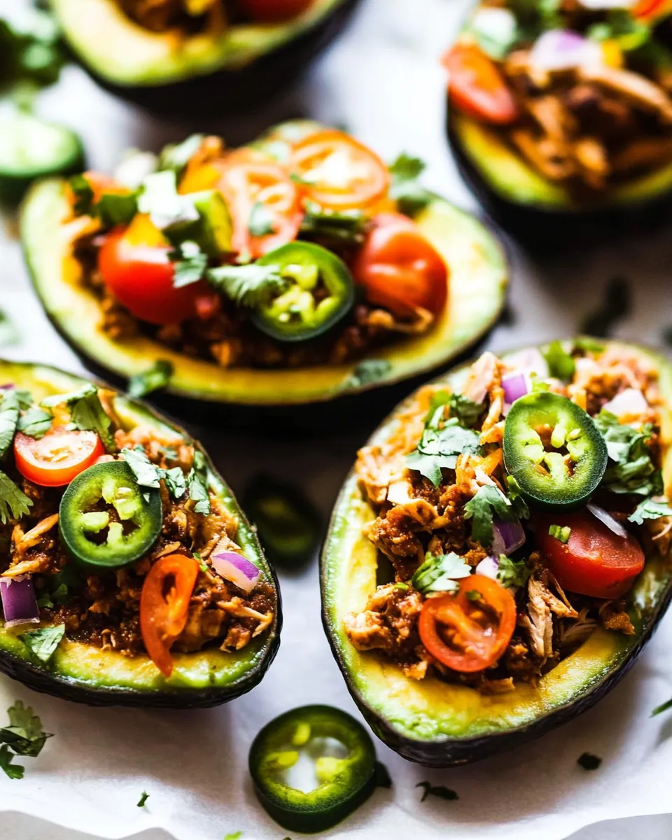 Homemade Turkey Taco Stuffed Avocados photo
