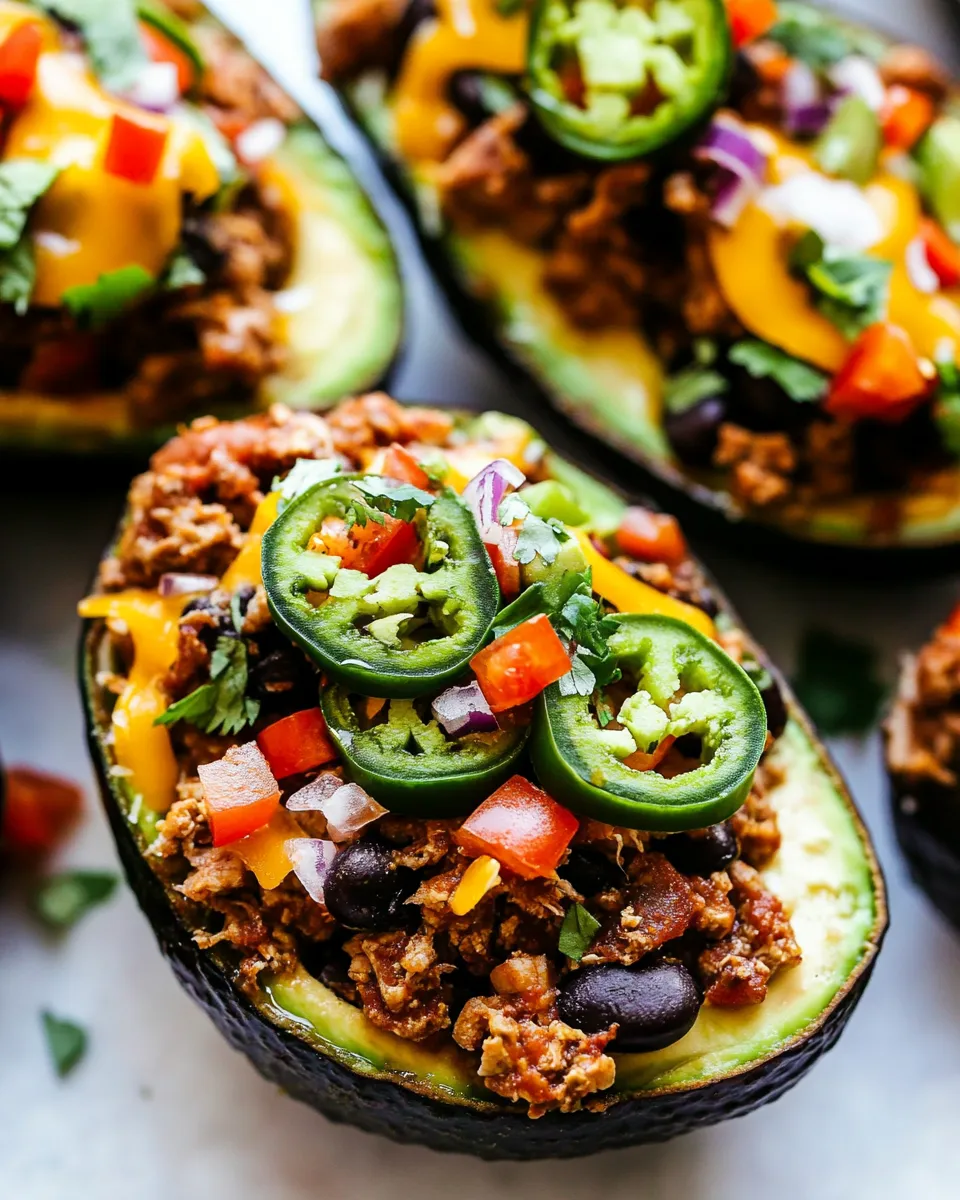 Classic Turkey Taco Stuffed Avocados image