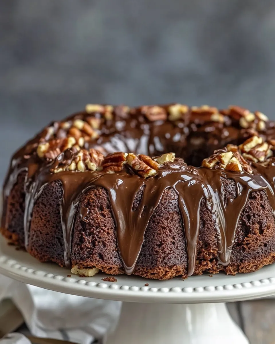 classic Turtle Cake (Chocolate Brownie Cake Recipe) image