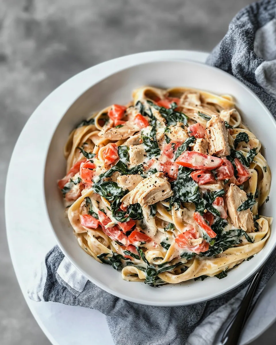 Homemade Tuscan Chicken Pasta photo