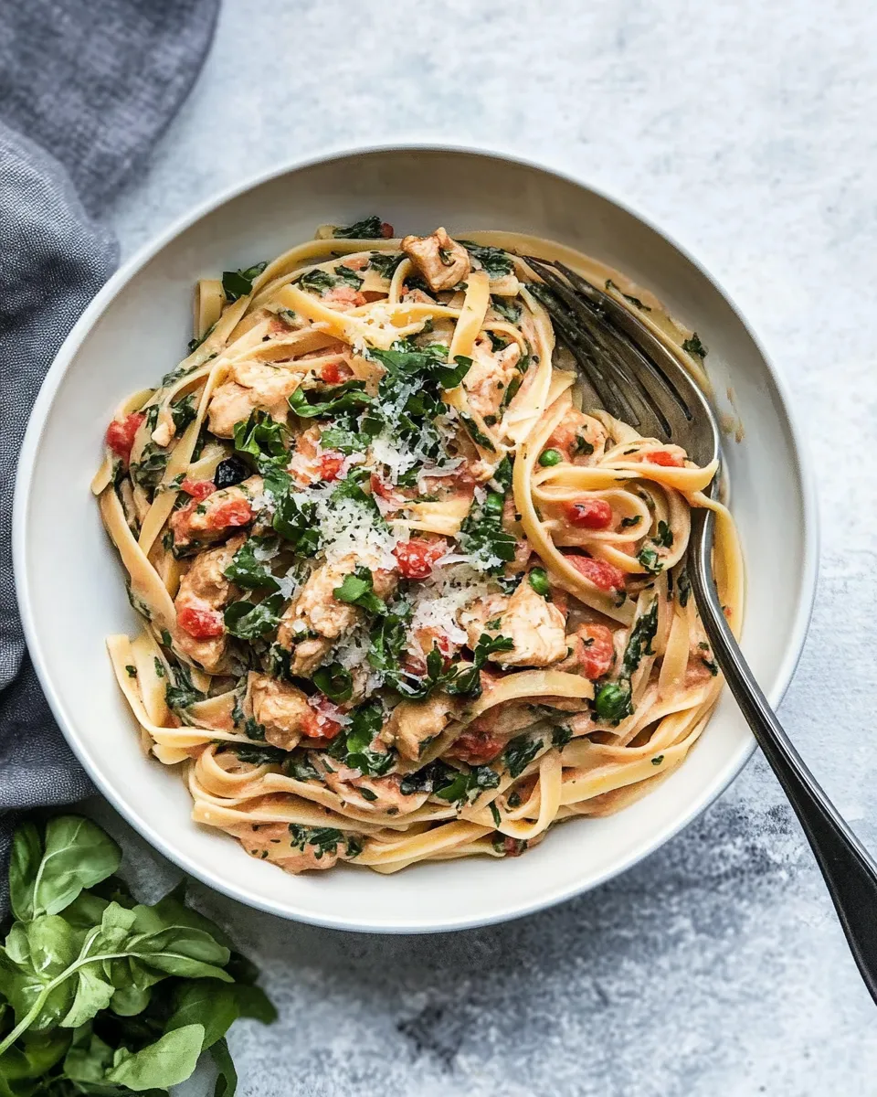 Classic Tuscan Chicken Pasta recipe photo