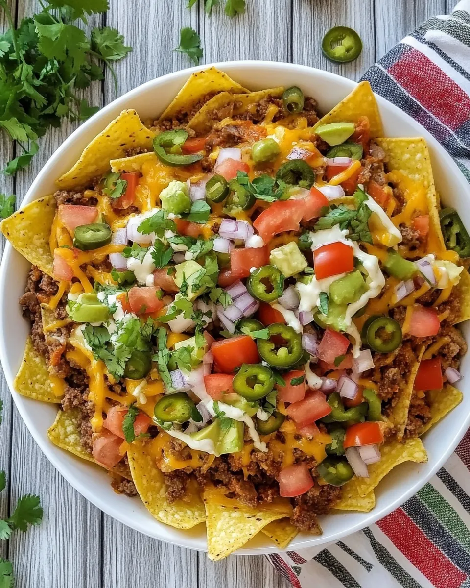 homemade Ultimate Macho Nachos Recipe photo