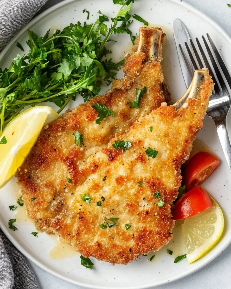 Delicious Veal Cutlets plate image