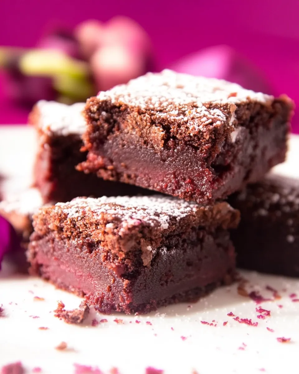 Homemade Vegan Beet Brownies photo