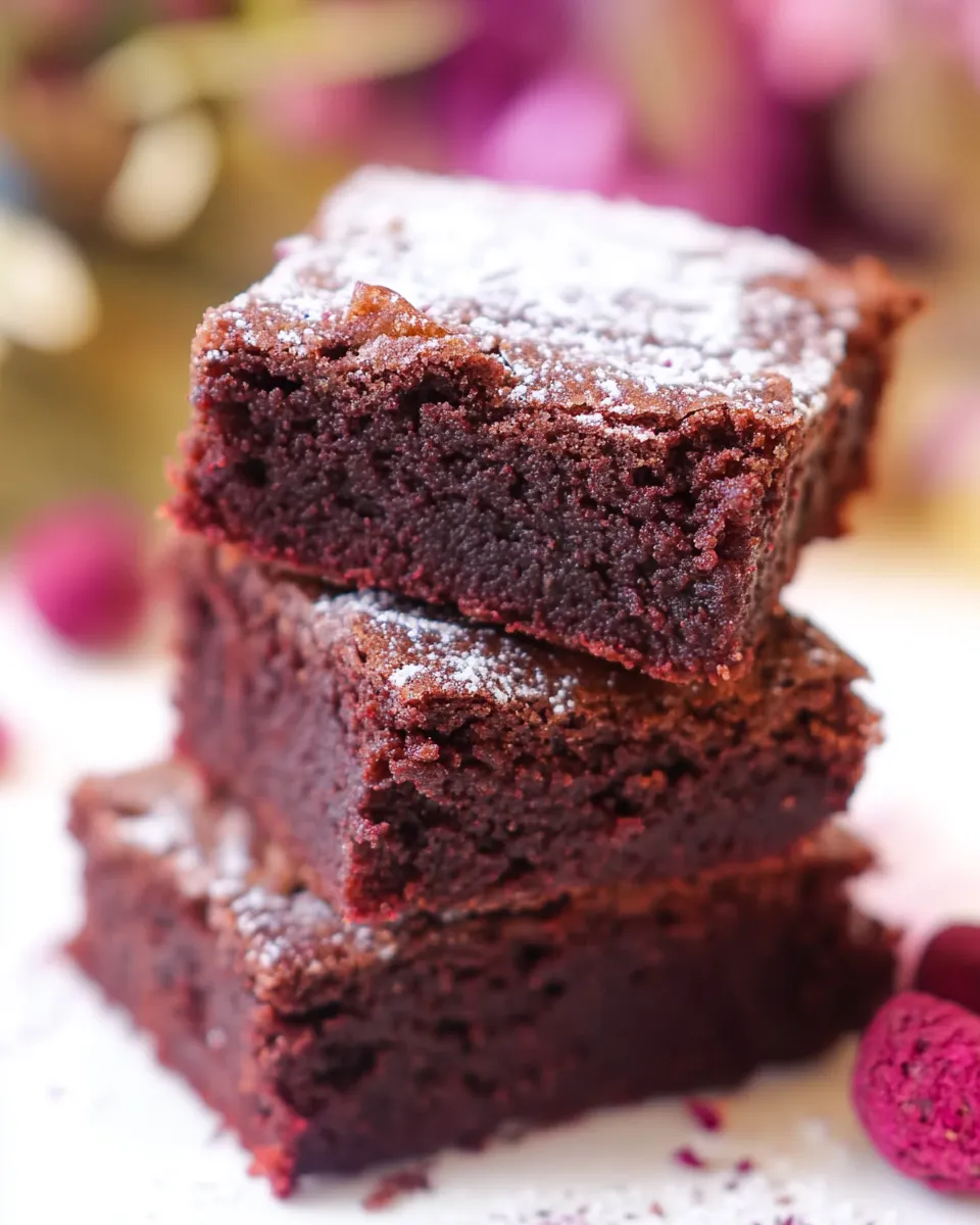 Classic Vegan Beet Brownies image