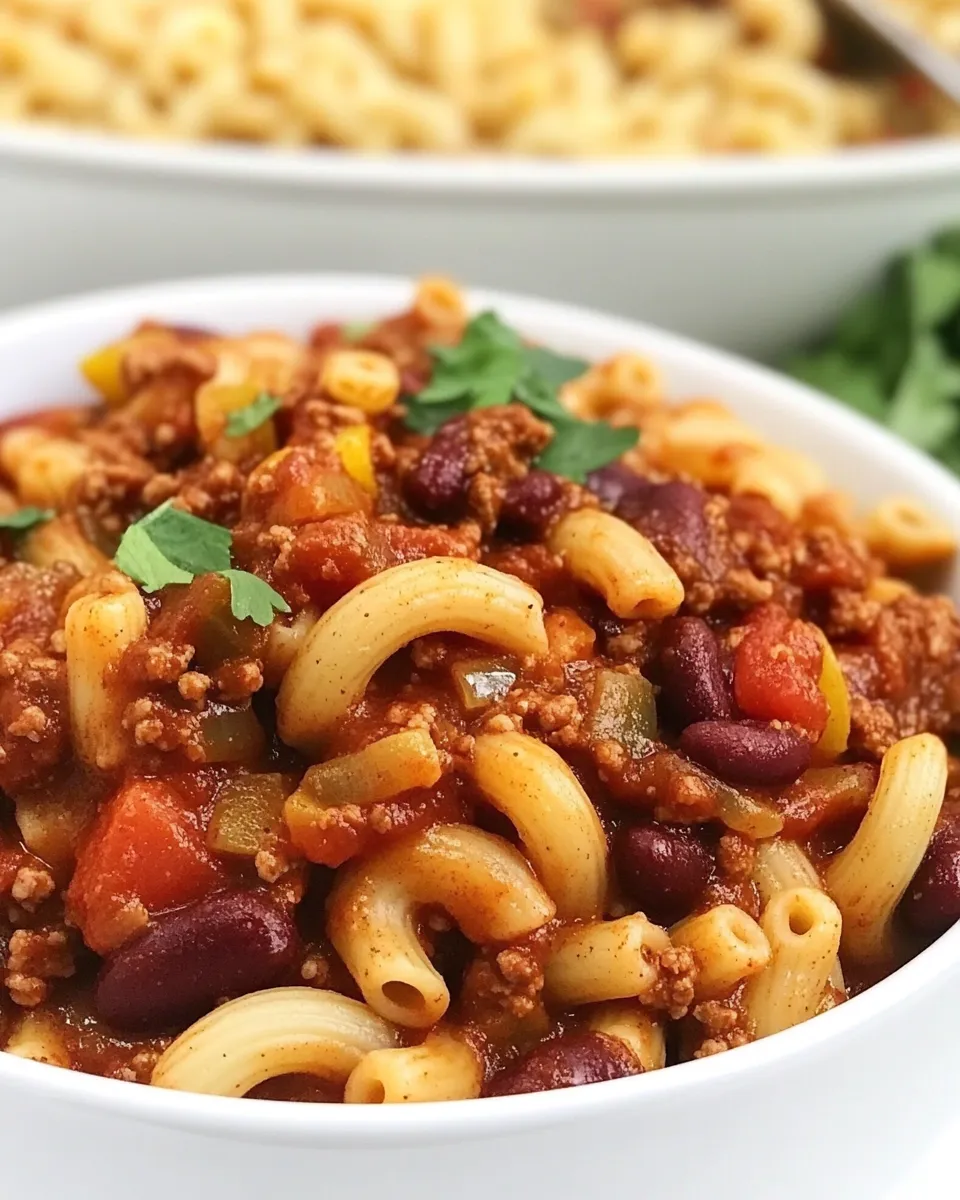 Delicious Vegan Chili Mac (30 Minute!) dish photo