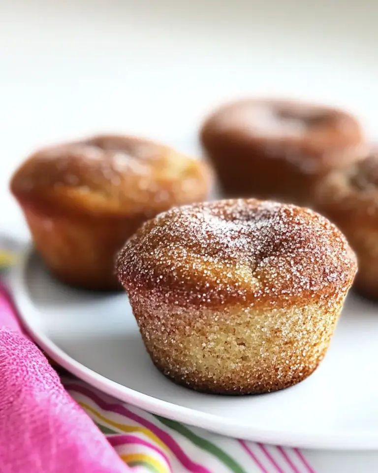 Homemade (Vegan) Cinnamon Sugar Doughnut Muffins photo