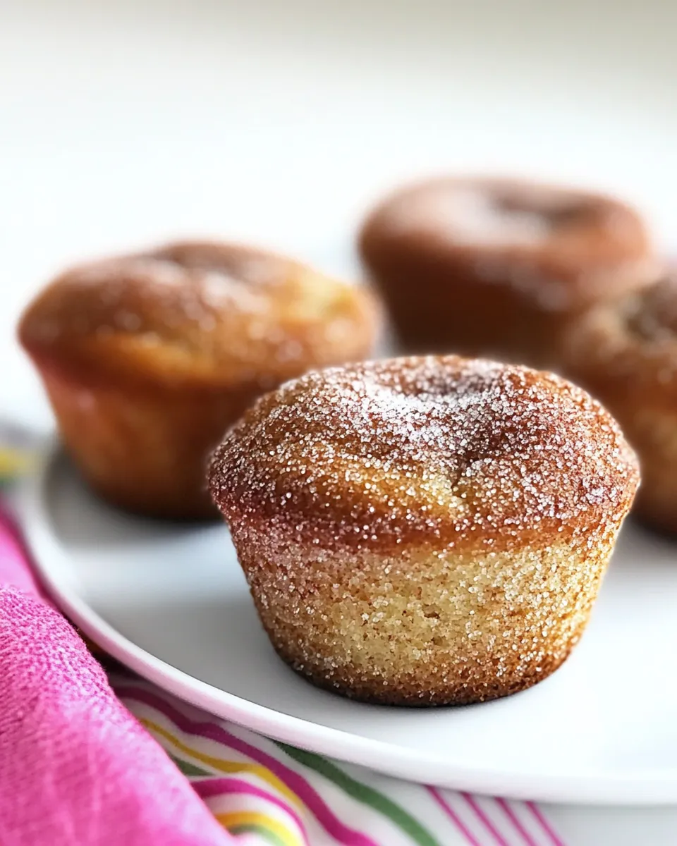 Homemade (Vegan) Cinnamon Sugar Doughnut Muffins photo