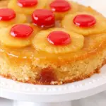 Homemade Vegan Pineapple Upside Down Cake photo
