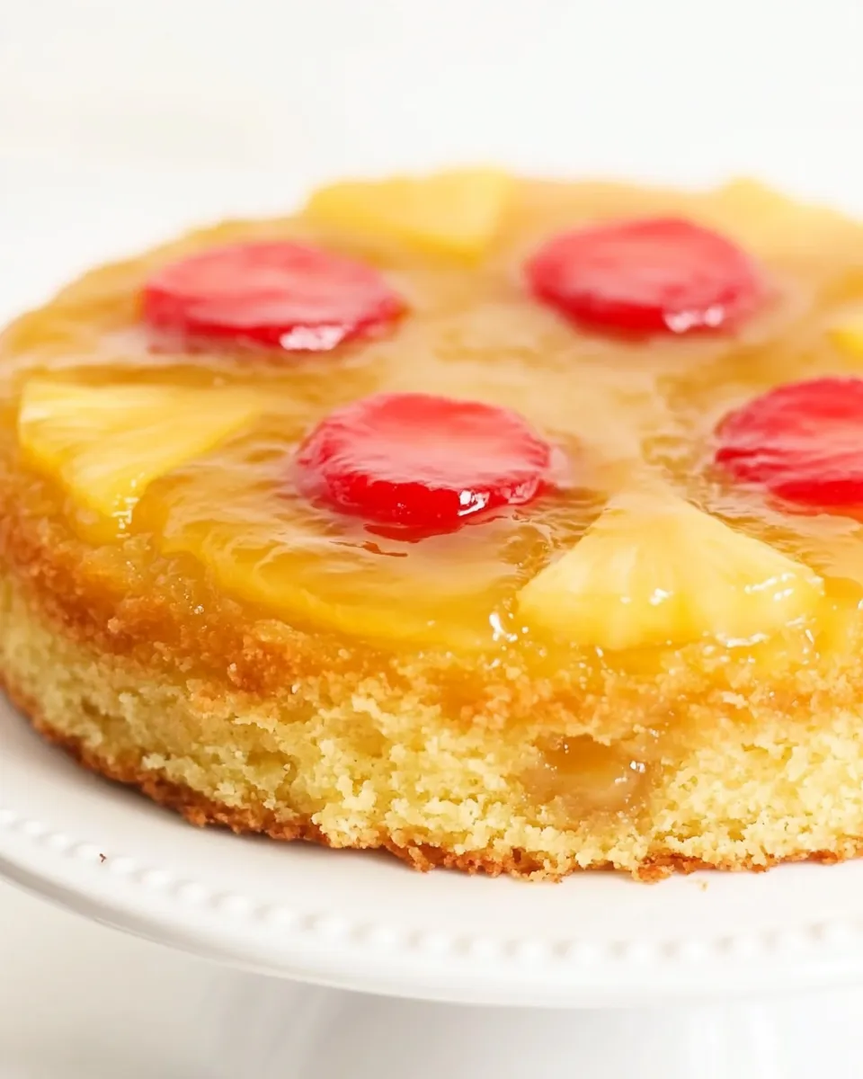 Easy Vegan Pineapple Upside Down Cake recipe photo