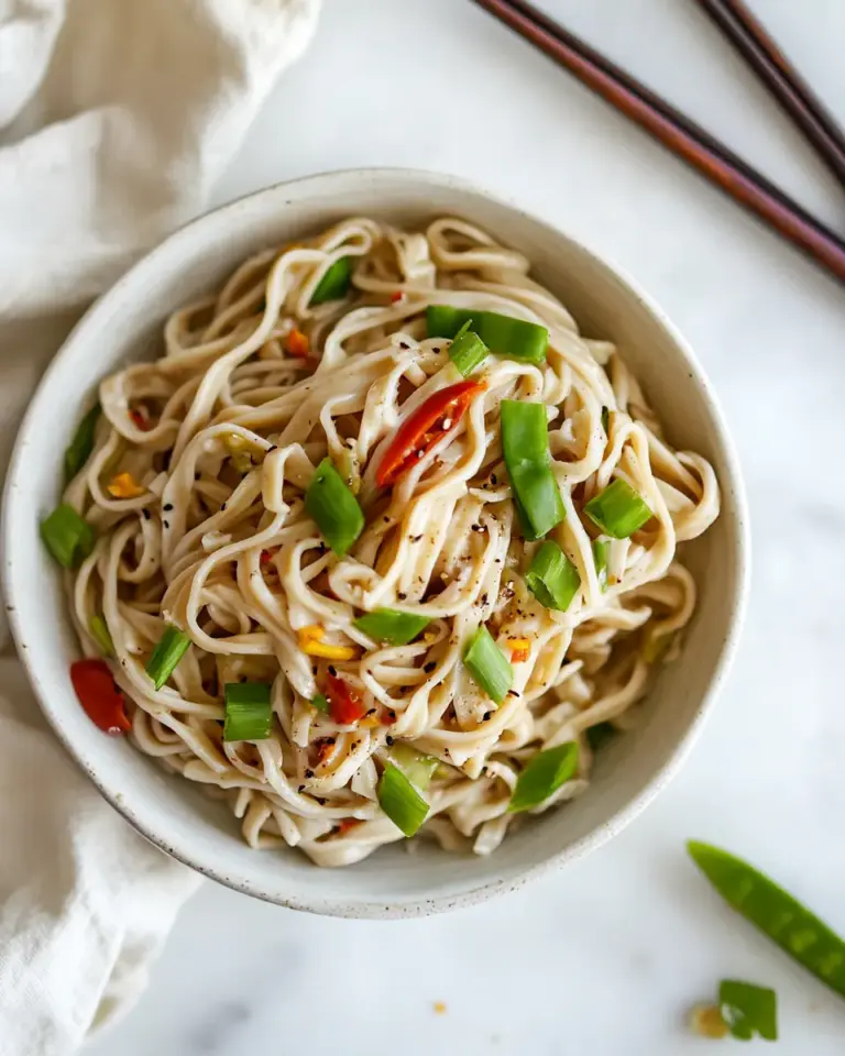 Homemade Vegan Rice Noodles photo