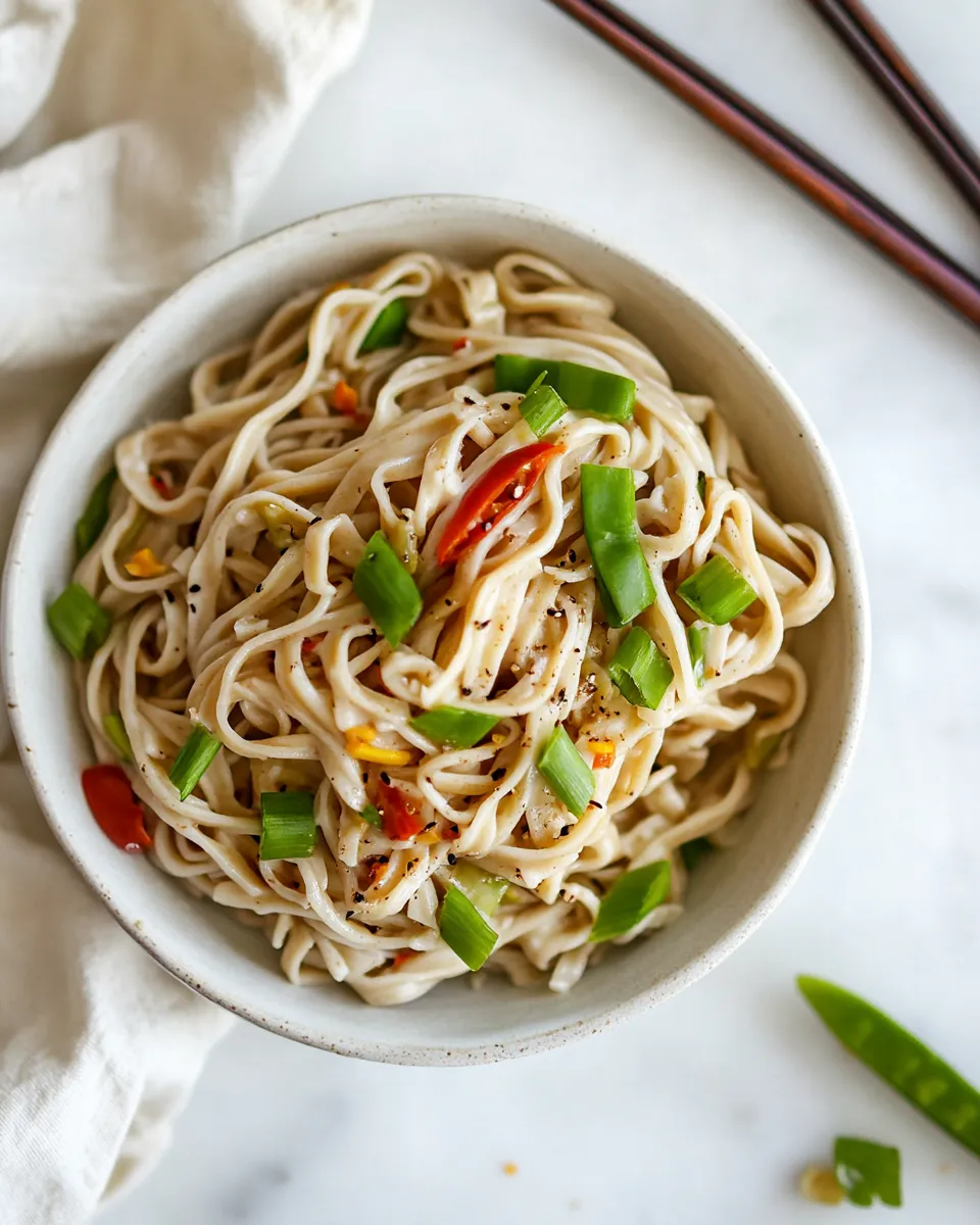 Homemade Vegan Rice Noodles photo