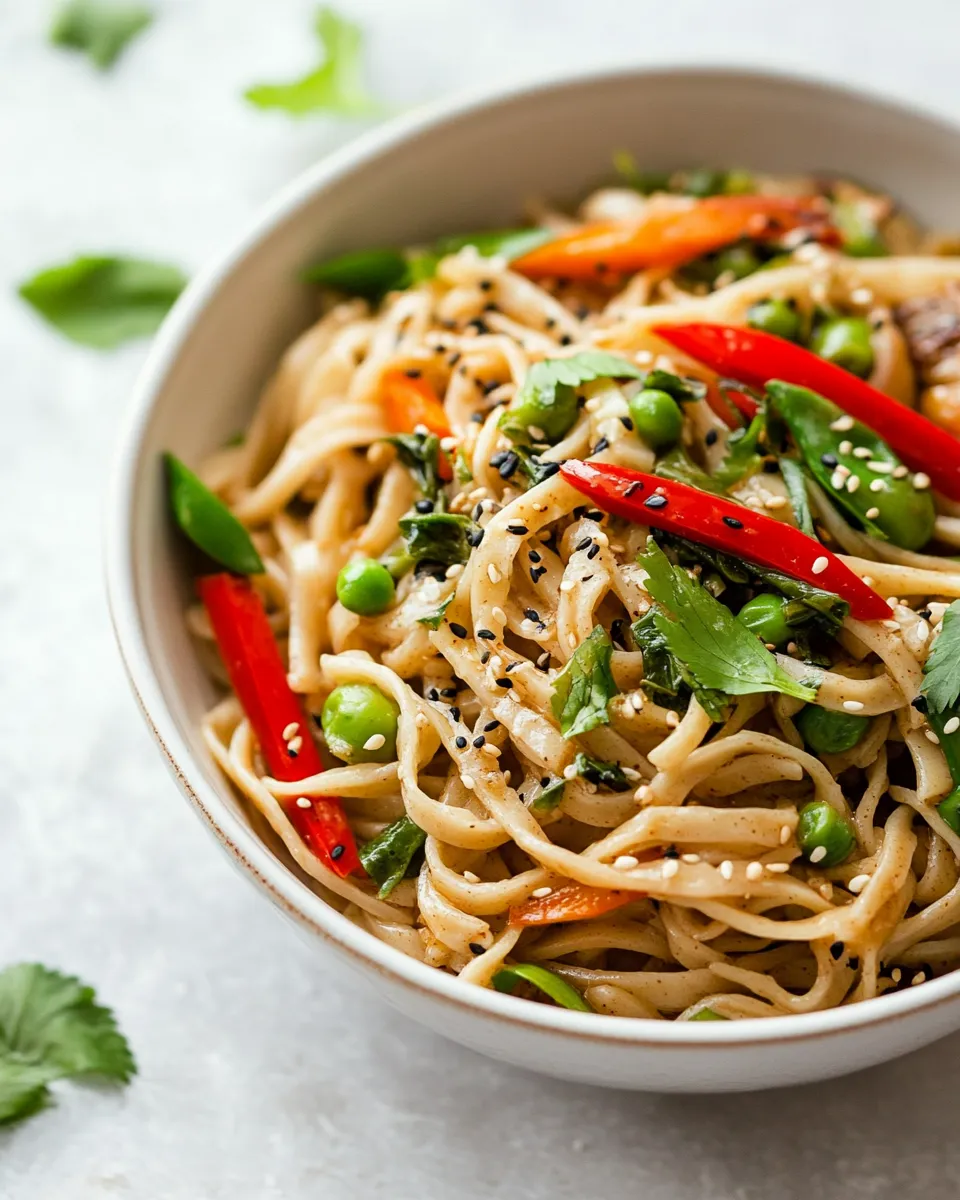 Delicious Vegan Rice Noodles dish photo