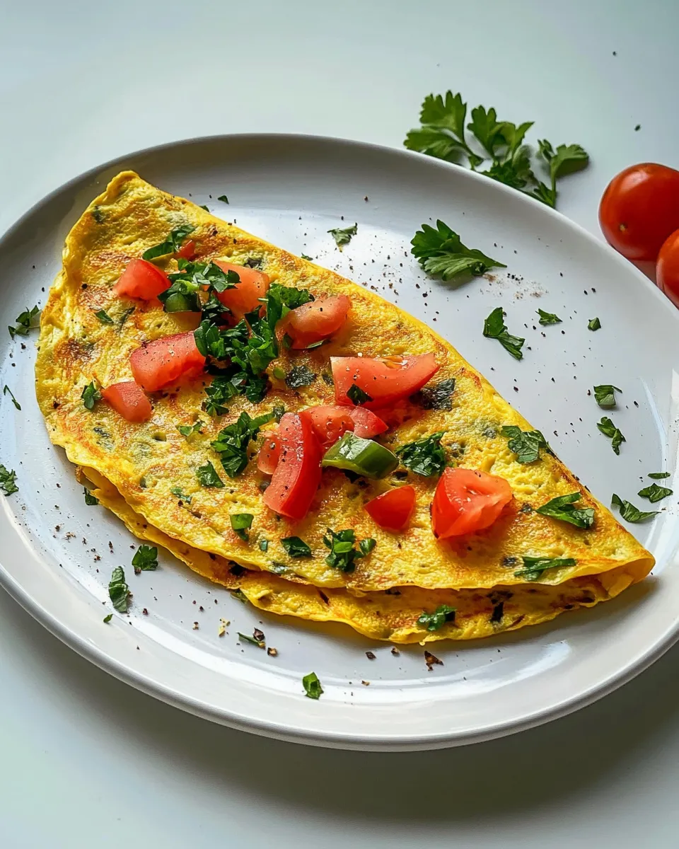 classic Vegetarian Omelet image