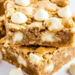 Homemade White Chocolate Blondies photo