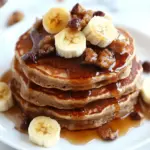 Homemade Whole Wheat Cinnamon Chip Banana Bread Pancakes photo