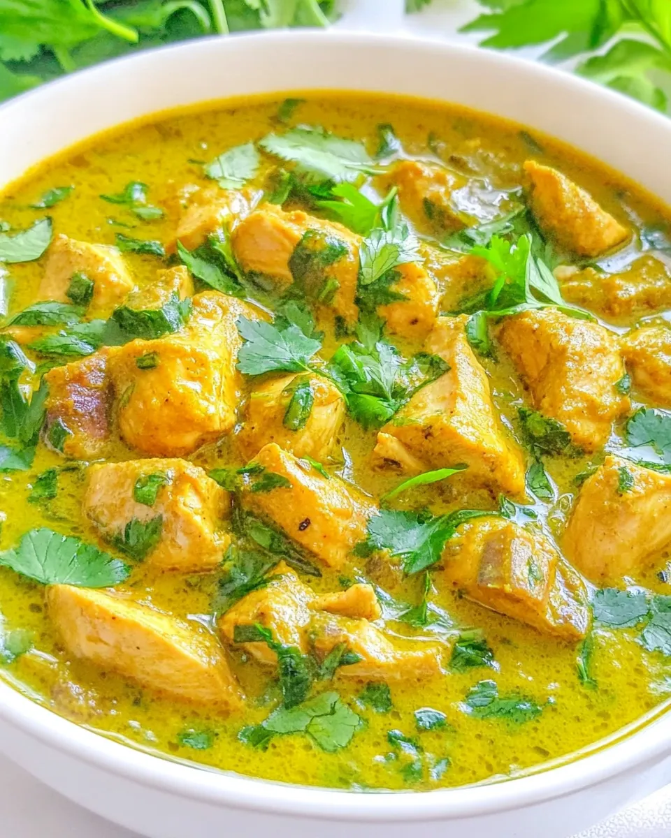 Classic Yellow Chicken Coconut Curry (Chicken Korma) image