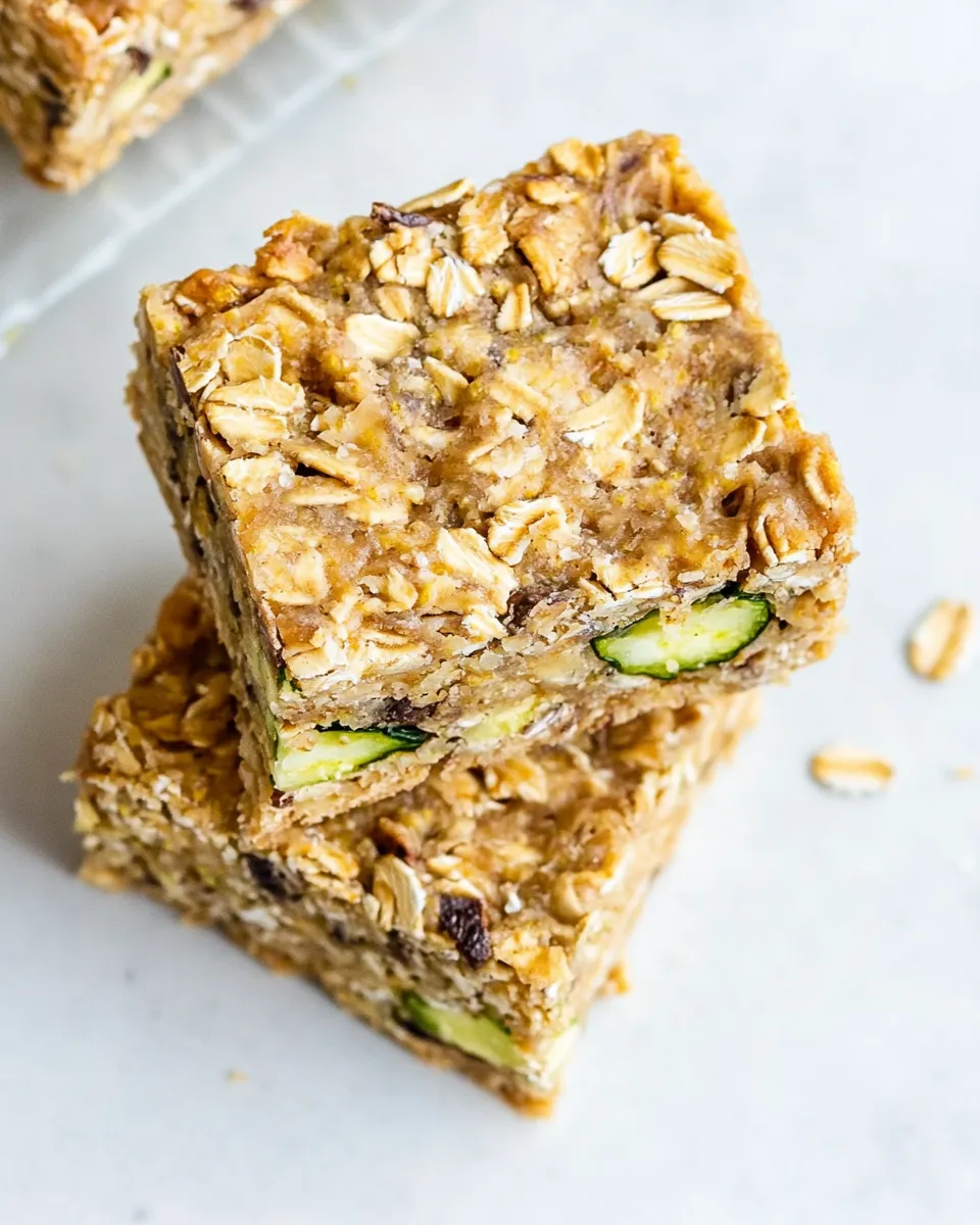 Classic Zucchini Oat Bars image