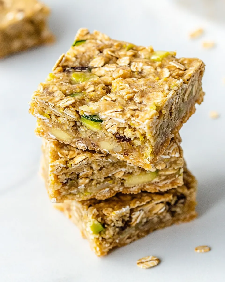 Delicious Zucchini Oat Bars plate image
